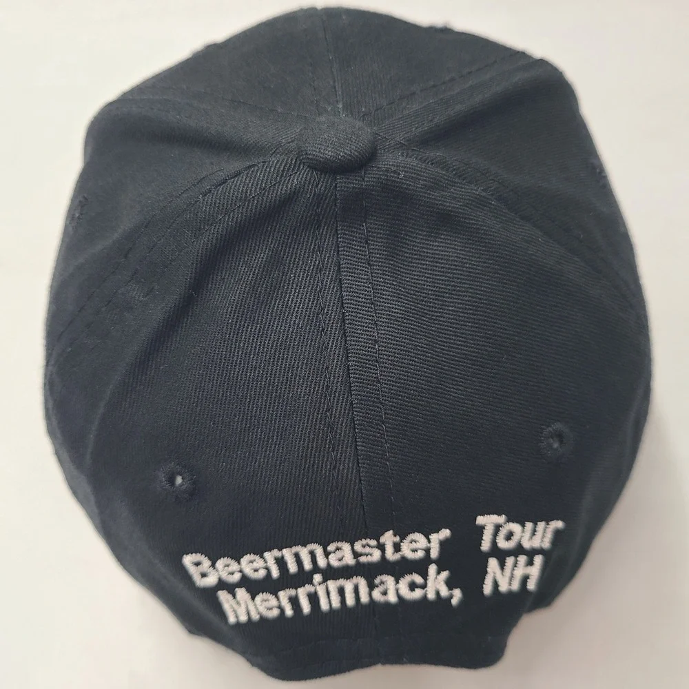 Budweiser Hat Snapback Black White Beermaster Tour Merrimack New Hampshire Men